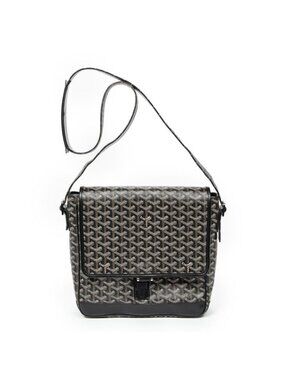 Goyard Gran Blue Black Goyardin Canvas